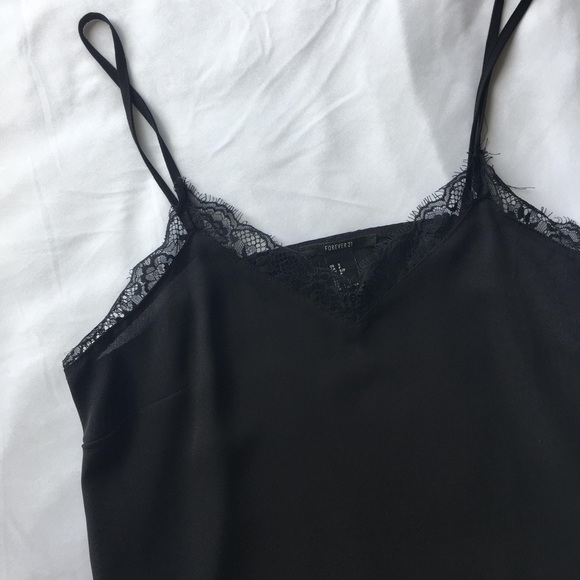 Black Lace Tank Top - Picture 5 of 5